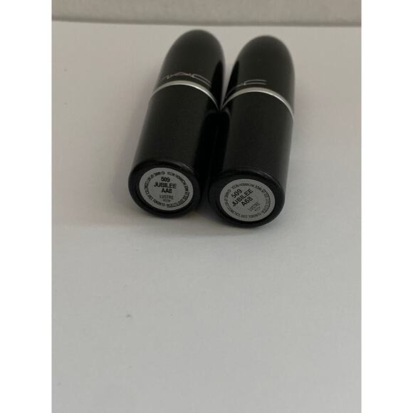 2X MAC Lustre Lipstick Jubilee Rare 509 Original VTG Warm Peach SET See Photos - Picture 4 of 9